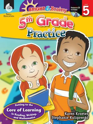 cover image of Bright & Brainy: 5th Grade Practice